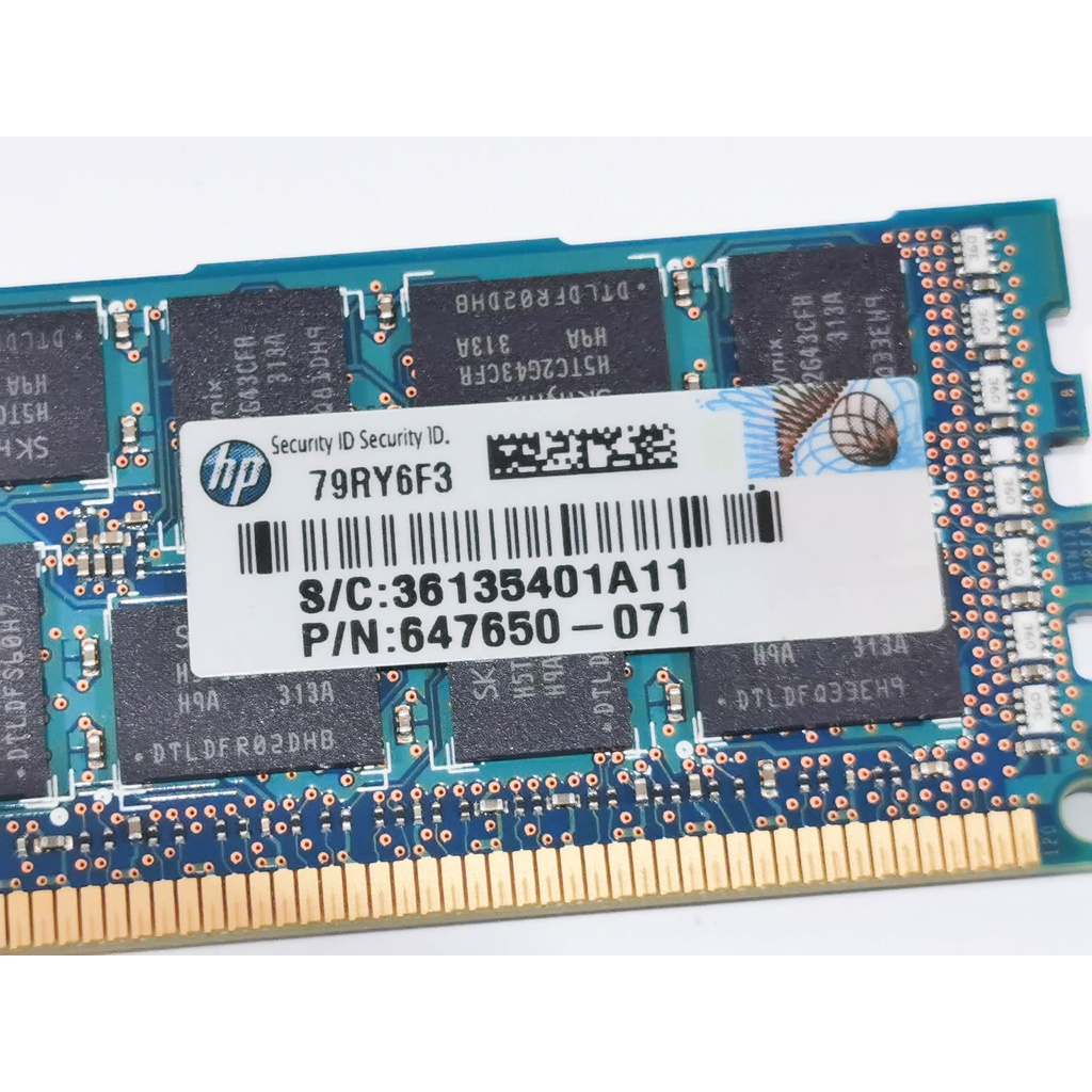 RAM Server DDR3 HP 647650-071 8GB 2RX4 PC3L-10600R