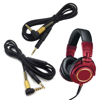 2021 หูฟังสายเคเบิ้ล 3.5 มม. To 2.5 มม. สําหรับ Audio-Technica M50X M40X M70X M60X พร้อมสายปรับแต่ง