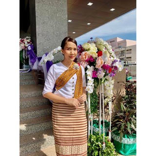 สไบลาว ปรับราคาใหม่ ถูกๆ ใส่เเล้วสวยจ้า 🌺🌺🌸🌸