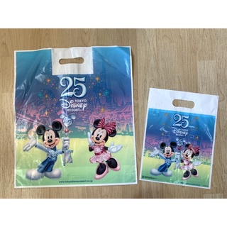 ✨สินค้ามือหนึ่ง✨   ถุงใส่ของ Disney 25th (นำเข้าจากญี่ปุ่น🇯🇵)