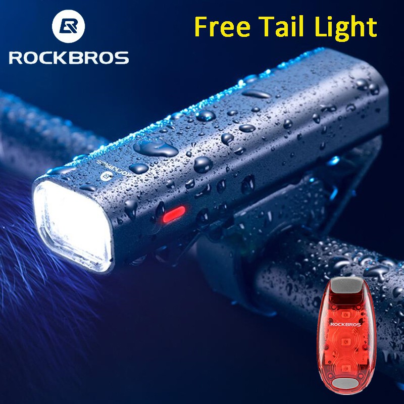 ROCKBROS ไฟหน้าจักรยาน 200/400 lumen led usb ราคา ถูกที่สุด ดีลบีเคเค แกลเลอรีภาพที่ 3
