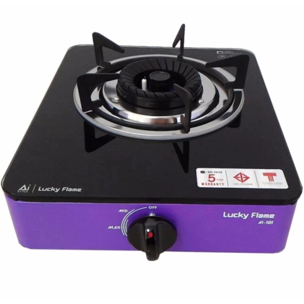 เตาแก๊สตั้งโต๊ะหน้ากระจก  LUCKY FLAME  รุ่น AI-101