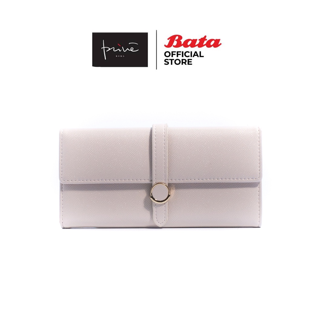 ฺBata ยี่ห้อ Prive กระเป๋าสตางค์สำหรับผู้หญิง รุ่น Vinia สีเบจ 9928743