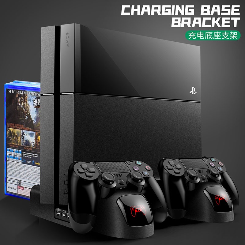 Ps4/ps4 SLIM/PS4 PRO จอยสติ๊กสถานีชาร์จ PS 4 คอนโซลพัดลมระบายความร้อนเกมขาตั้งสําหรับ Sony Playstation 4 อุปกรณ์เสริม