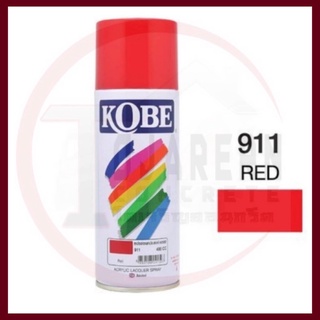 สีสเปรย์KOBE สีแดง ขนาด400 CC