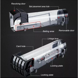 รุ่นใหม่😼 กรงดักหนู กับดักหนู กับดักใส่หนู กับดักอัตโนมัติ กรงดักหนู แบบแท่ง ใสแจ๋วจับหนูได้อยู่หมัด