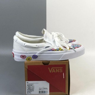 Vans รองเท้าสลิปออนลายดอกกุหลาบ