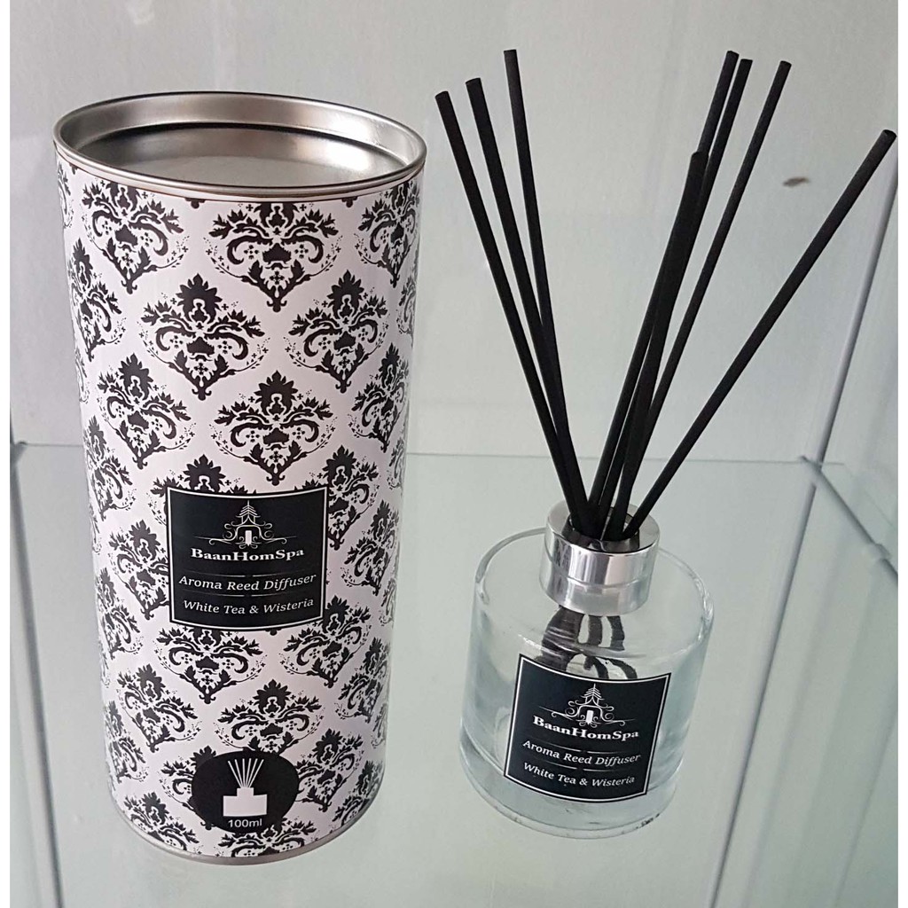 Reed Diffuser 100ml White Tea & Wisteria Shopee Thailand