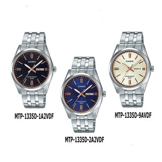 Casio Standard นาฬิกาข้อมือผู้ชาย สายสแตนเลส รุ่น MTP-1335D