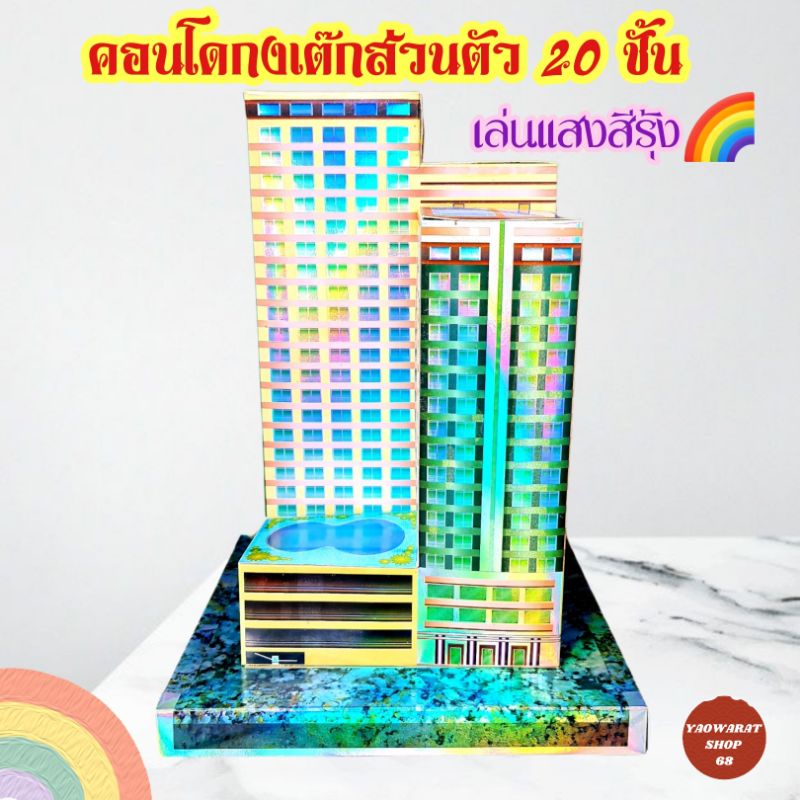 คอนโดกระดาษ สำหรับไหว้บรรพบุรุษ ในพิธีกงเต๊ก และเทศกาลเชงเม้ง