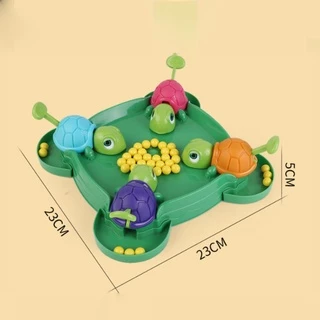 ✨พร้อมจัดส่ง😎กบเด็กกินถั่วของเล่น hungry frog เกมบนโต๊ะ เกมครอบครัว turtle eating bean เกมการแข่งขัน