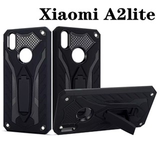 Case Xiaomi A2Lite เคสหุ่นยนต์ Robot case เคสไฮบริด มีขาตั้ง เคสกันกระแทก TPU CASE สินค้าใหม่