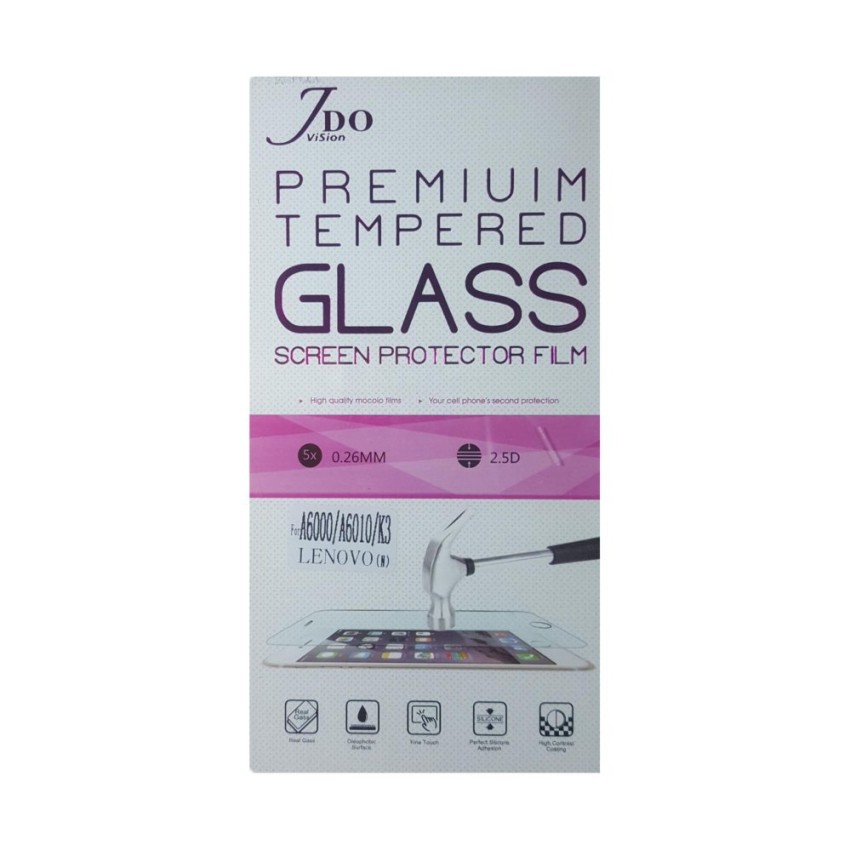 JDO PREMIUIM TEMPERED GLASS กระจกนิรภัย LANOVO A6000/A6010/K3