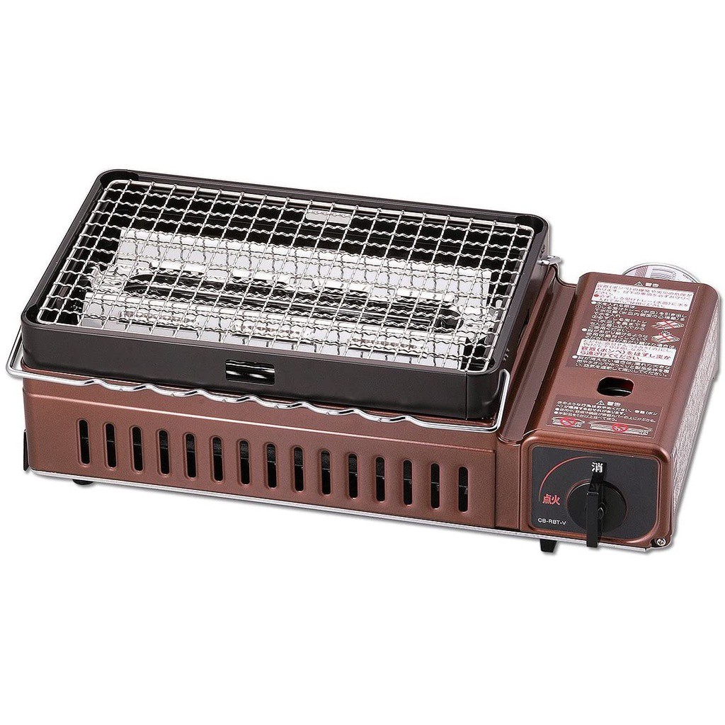 [ส่งฟรี✈] [Iwatani] Robatayaki Aburiya casset stove CB-ABR-1 (stove with net and skewer holder) also replacement parts when needed / เตาย่าง / เตาปิ้งย่าง