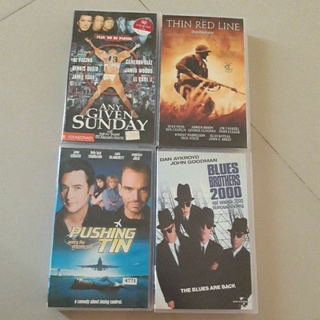 เทปวีดิโอ VDO หนัง Any Given Sunday / The Thin Red Line / Blues Brothers 2000 / Pushing Tin