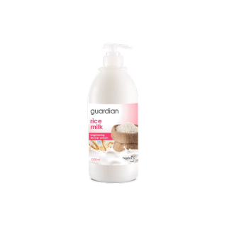 ครีมอาบน้ำการ์เดี้ยนไรซ์มิลค์ ไบร์ทเทนนิ่ง 1 ล. GUARDIAN RICE MILK BRIGHTENING SHOWER CREAM 1L