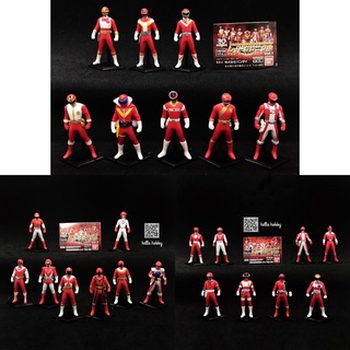 กาชาปอง Super Sentai Hero Gallery: Red Chronicle Gashapon (Set of 8)