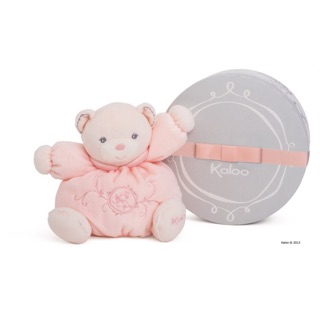 Kaloo ตุ๊กตาหมี  PERLE - SMALL CHUBBY BEAR PINK สีชมพู