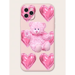 Case Iphone Pink Bear การ์ตูนหมีชมพู