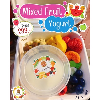 ชุดของเล่น Mixed Fruit Yogurt โยเกิร์ตผลไม้รวม ของเล่นเสริมสร้างพัฒนาการ  เสริมสร้างความรู้ Jaidee toy ของเล่นเด็ก