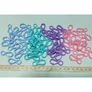 10ชิ้น ตะขอ ตะขอพลาสติก ตะขอคล้องแมส