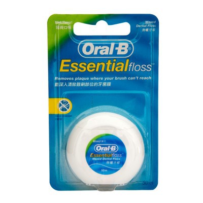 พร้อมส่ง !! Oral B Essential Dental Floss ไหมขัดฟัน รสมิ้นต์ (mint) 50m