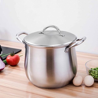 หม้อสแตนเลส 24 cm หม้อ MEYER หม้อสตูว์ หม้อต้มสแตนเลส หม้อ2หู หม้อทรงสูง หม้อแกง Stainless Pot Houselife