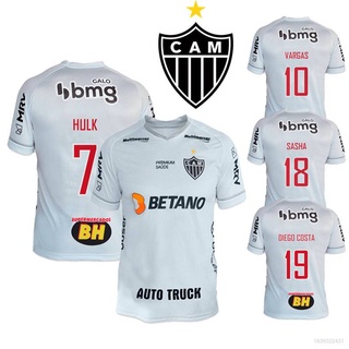 เสื้อกีฬาแขนสั้นลายทีมฟุตบอล Atletico Mineiro F.C. Plus Size 2021/22