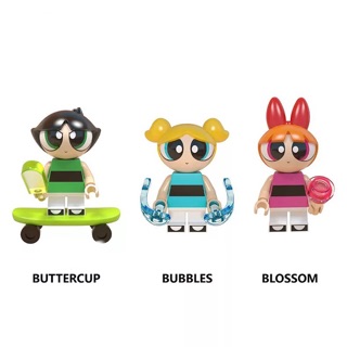 ตัวต่อฟิกเกอร์Powerpuff Girls