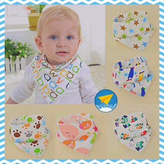 ✈ Avionshop - (5/10 ผืน) Babybibs ผ้าซับน้ำลายเด็ก คละลาย