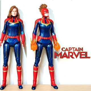 Action Figure Model Captain Marvel Special Edition เซ็ตคู่ตุ๊กตาโมเดลไซส์ใหญ่สุดเทห์จากจากภาพยนตร์มาร์เวลชื่อดัง