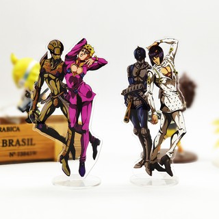 ฟิกเกอร์ jojo  s bizarre adventure wind giorno bucciarati อะคริลิคของเล่นสําหรับเด็ก