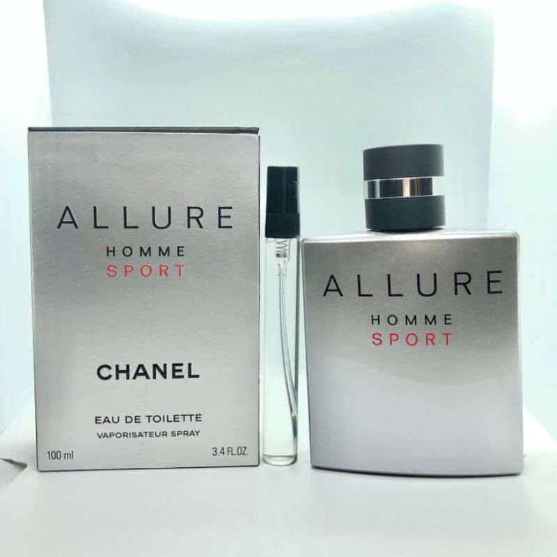 น้ำหอม CHANEL แท้100% (แบ่งขาย 10ML) Chanel Allure Homme Sport EAU DE TOILETTE