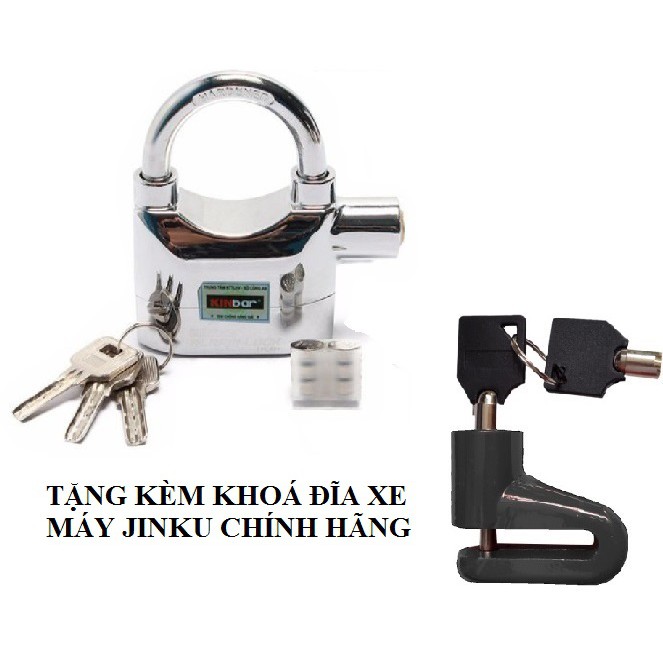 Kinbar Steel Alarm Lock & Disc Lock ( แสตมป ์ ป ้ องกันการปลอม