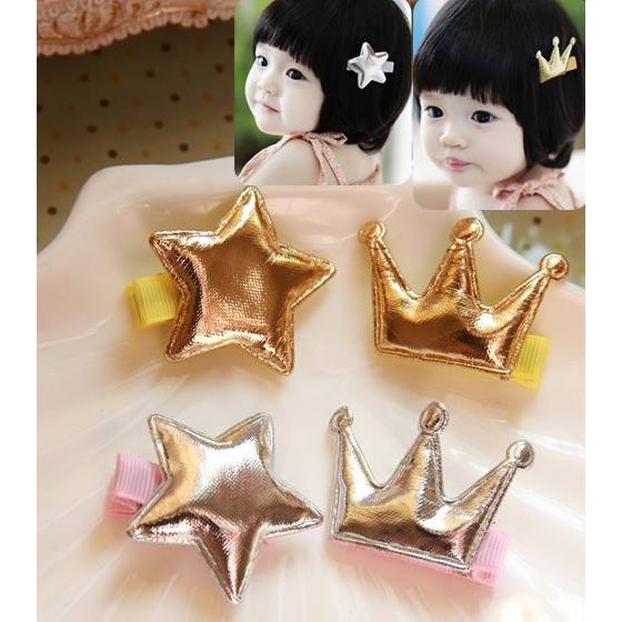 กิ๊บติดผม Crown & star (AC-04010)