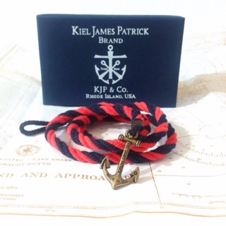 ข้อมือวินเทจ KJP สีกรมแดง⚓️