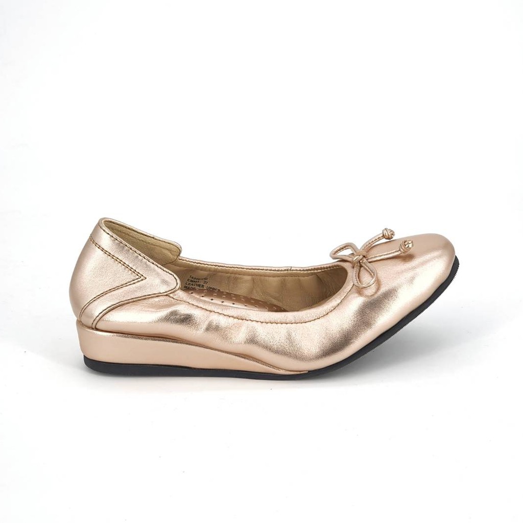 [FLASH SALE พร้อมส่ง] Bloc B. Emma 4 สี Rose Gold / Silver / Ash Grey / Tan - รองเท้าหนังแกะบัลเล่ต์ ส้น 1 นิ้ว