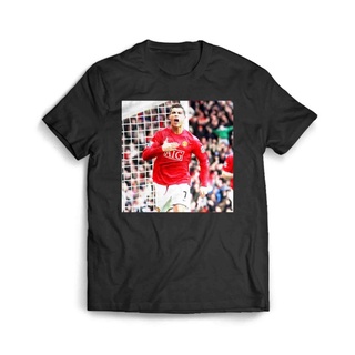 เสื้อผ้าผชเสื้อยืด พิมพ์ลาย Cristiano Ronaldo Manchester United สําหรับผู้ชายS-5XL