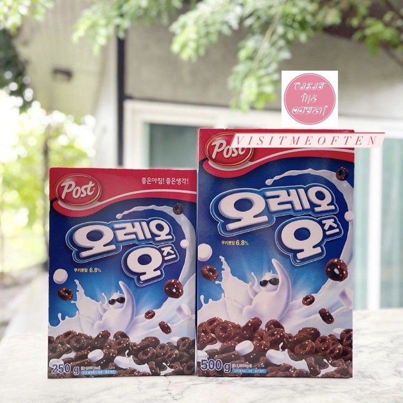 Oreo O’s ซีเรียลโอรีโอ้ Oreo Cereal จากเกาหลี exp.3/22(ดูรายละเอียดเพิ่มเติมน๊า💕)