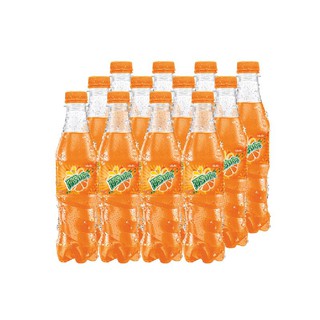 มิรินด้า เครื่องดื่มน้ำอัดลม กลิ่นส้ม ขนาด 345 มิลลิลิตร แพ็ค x 12 ขวด Mirinda Carbonated Soft Drink Orange Flavor Size