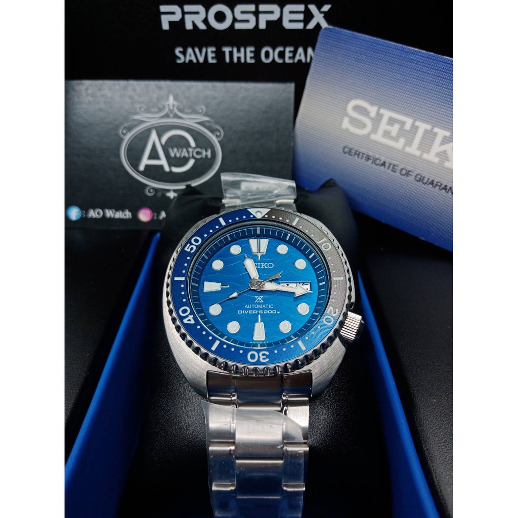 Seiko Prospex Turtle Save The Ocean Special Edition รุ่น SRPD21K1