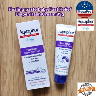 Aquaphor® Healing paste baby Fast Relief Diaper Rash Cream 99g ครีมทาผื่นผ้าอ้อม ช่วยป้องกัน บรรเทา