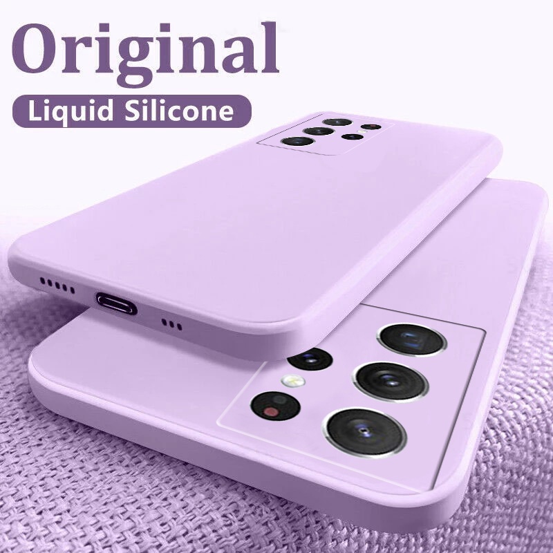 เคสโทรศัพท์มือถือ ซิลิโคนนิ่ม กันกระแทก สําหรับ Samsung Galaxy S21 FE S20 FE S21 Ultra S20 Plus
