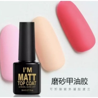 เคลือบด้านเจล Matte Top Coat เคลือบด้าน Matte 8ml✨