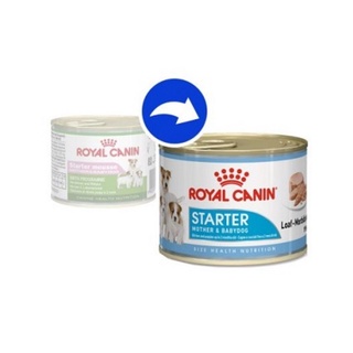 Royal Canin Mother &amp; Baby Dog Food Starter Mousse อาหารสุนัข กระป๋อง 195G รอยัลคานิน สูตรแม่และลูก