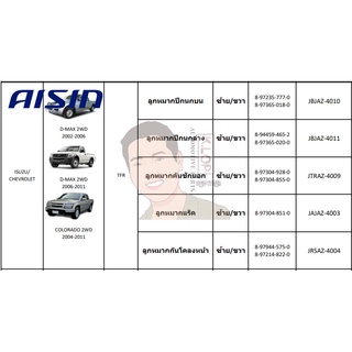 ชุดลูกหมาก AISIN : D-MAX 2WD 2002-2006