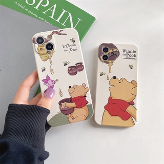 เคสไอโฟน] กันฝุ่นกันกระแทก Pooh Bear การ์ตูน นำ้ผึ้ง Apple11 12 13Pro เคสมือถือ TPUนุ่มนิ่ม iPhone XR XSMax 6 7/8plus