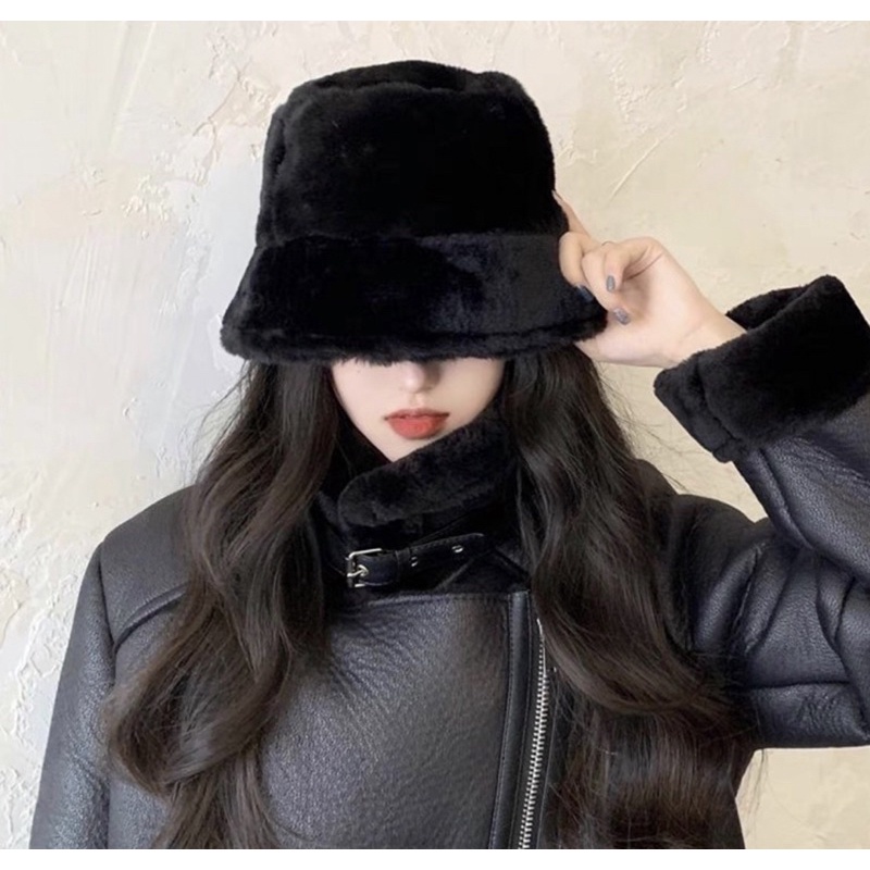 📍พร้อมส่ง 📍หมวกขน กันหนาว บักเก็ต  แฟชั่น สไตล์เกาหลี 🇰🇷 หมวก - รูปที่ 4