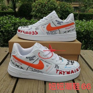 ▥AF1 แอร์ฟอร์ซ One Men s Shoes Low Top Sneakers Small White Shoes female student all-match couple high-top shoes sports