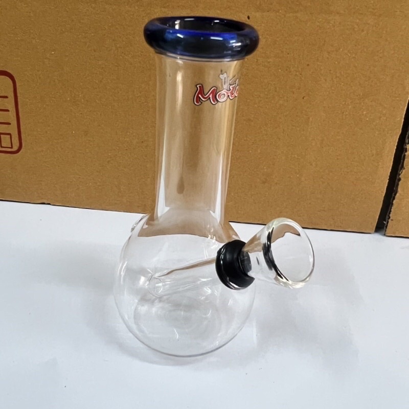 หลอดแก้ว บ้องแก้วกัญชาขนาด 4” ปาก1.5”ทรงสวยดูดี พกพาง่ายรหัส002